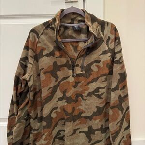 Camouflage Starter Quarter-Zip Pullover